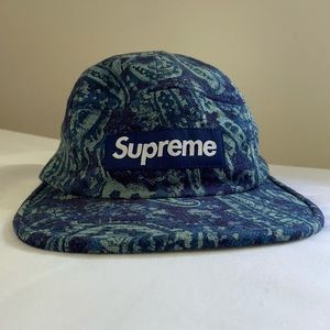 Supreme Blue Paisley 5-panel Hat